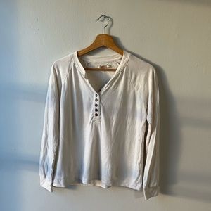 FAHERTY **CLOUD COTTON** LONG SLEEVE HENLEY